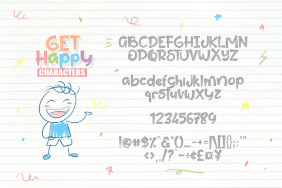 Get Happy Font - Preview 4