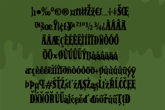 Goose Pimples Font PNG with transparent background - Preview 3