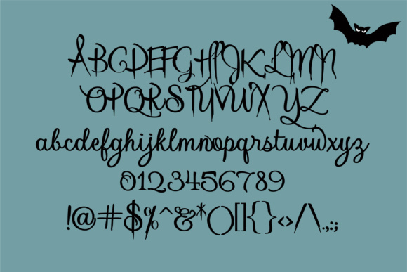 Halloween Elegance Font - Preview 1