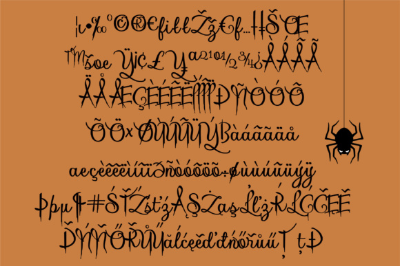 Halloween Elegance Font - Preview 2
