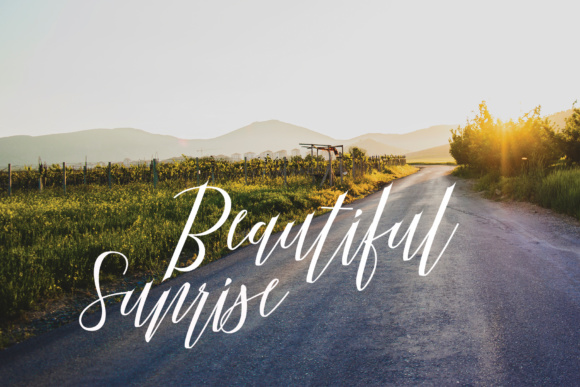 Hellarria Script Font - Preview 3