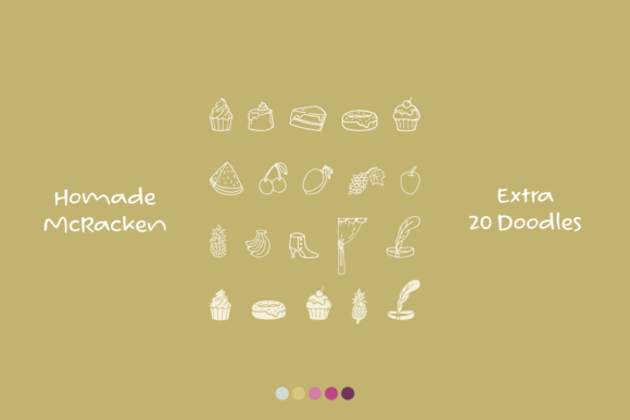 Homade McRacken Font PNG with transparent background - Preview 1