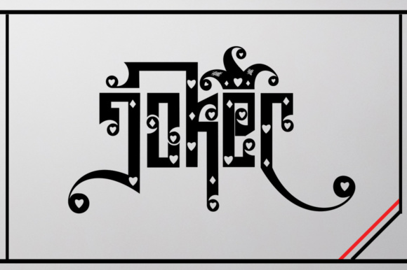 JockerLand Font PNG with transparent background - Preview 3