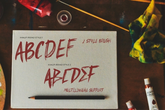 Khalif Irsyad Font PNG with transparent background - Preview 2