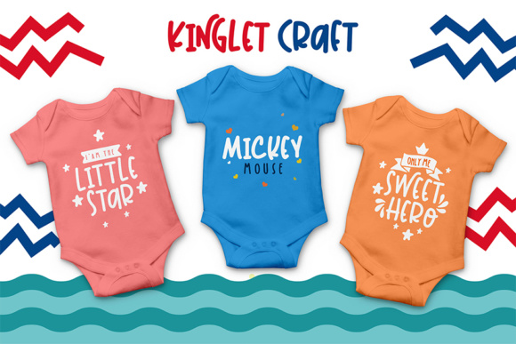 Kinglet Duo Font PNG with transparent background - Preview 2
