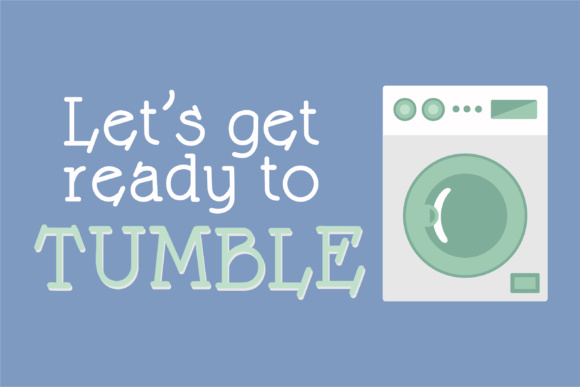 Laundry Night Font PNG with transparent background - Preview 4