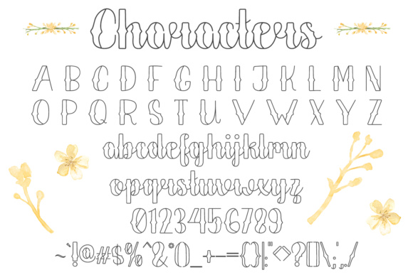 Lilytulip Script Font PNG with transparent background - Preview 6