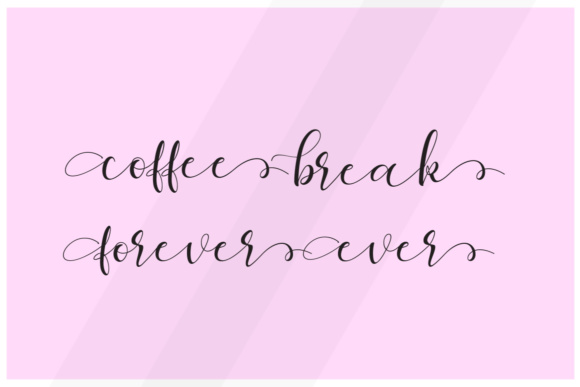 Maheria Script Font PNG with transparent background - Preview 1