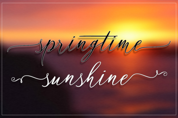Matania Script Font PNG with transparent background - Preview 2