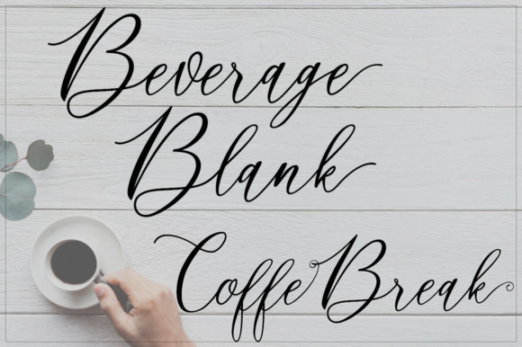 Matania Script Font PNG with transparent background - Preview 3