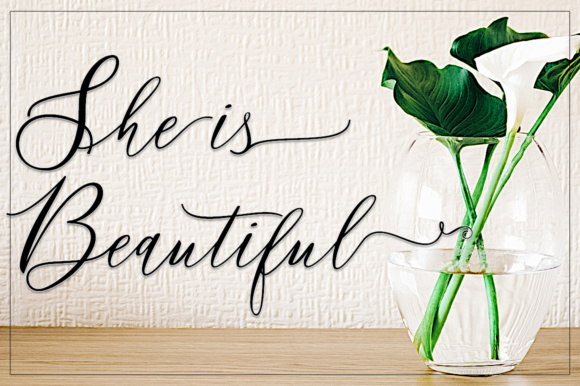 Matania Script Font PNG with transparent background - Preview 4