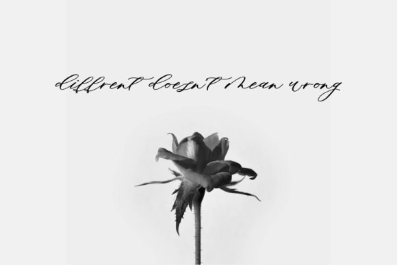 Minimalist Script Font PNG with transparent background - Preview 2