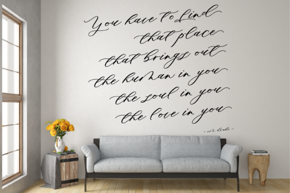 Minimalist Script Font PNG with transparent background - Preview 4