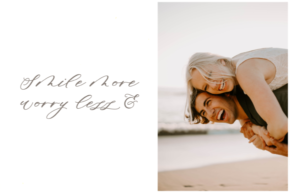 Minimalist Script Font PNG with transparent background - Preview 5