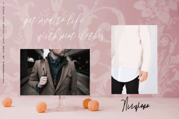 Monica Family Font PNG with transparent background - Preview 3