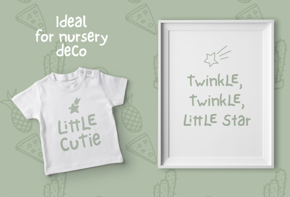 One Little Font font preview - 3