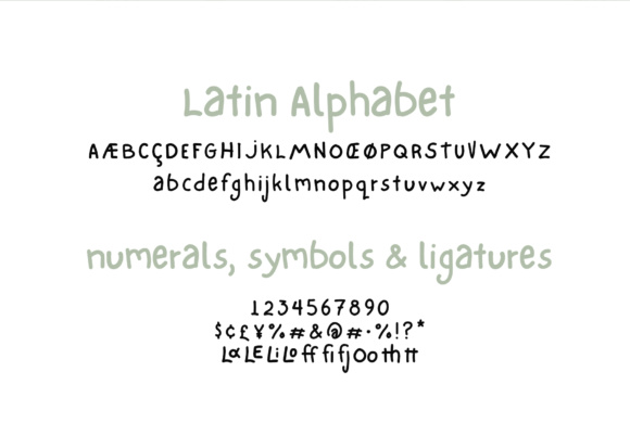 One Little Font font preview - 4