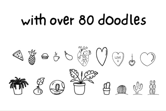 One Little Font font preview - 6