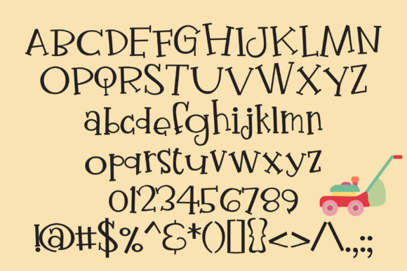 PN Neighborhood Font PNG with transparent background - Preview 4