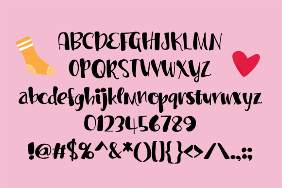 PN Octopus Socks Font font preview - 2