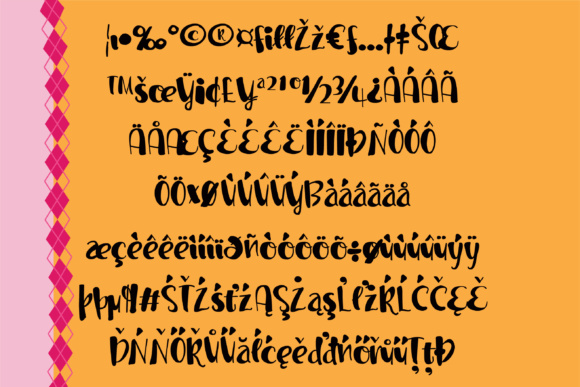 PN Octopus Socks Font font preview - 3