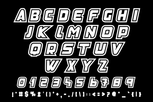 Play Hard Font PNG with transparent background - Preview 5