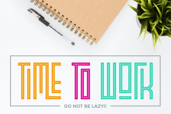 Playlines Font PNG with transparent background - Preview 2