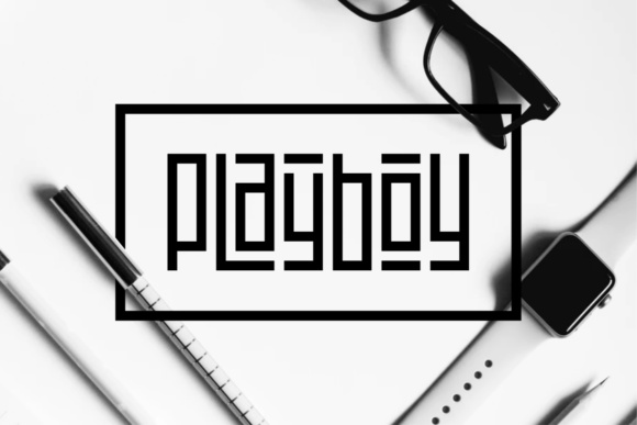 Playlines Font PNG with transparent background - Preview 3