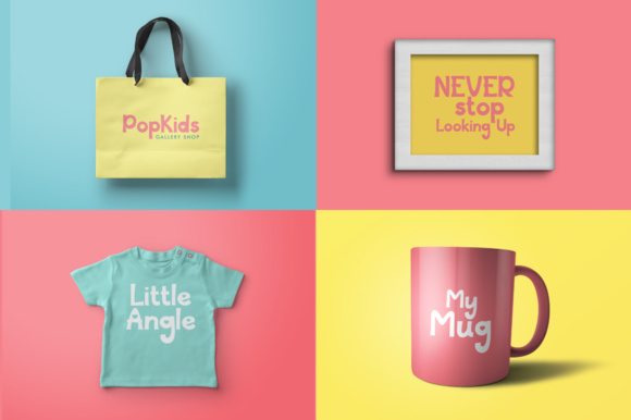 Popela Font PNG with transparent background - Preview 1