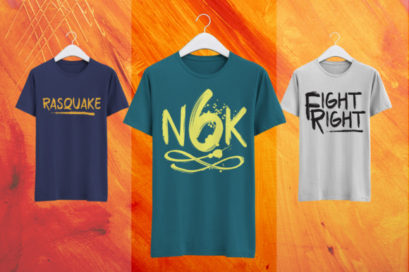 Rasquake Font PNG with transparent background - Preview 6