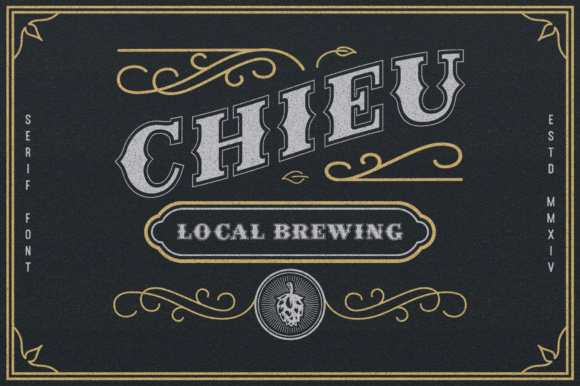 Retro Chalet Font font preview - 2