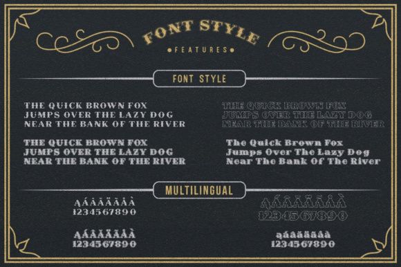 Retro Chalet Font font preview - 4