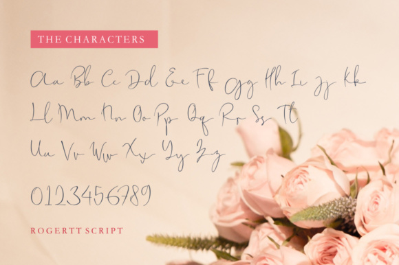 Rogertt Font PNG with transparent background - Preview 5