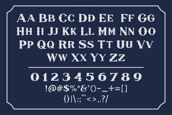 Sieber & Satire Font PNG with transparent background - Preview 1
