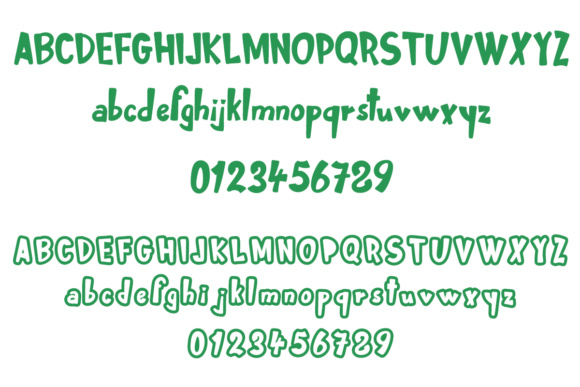 Sneacky Font PNG with transparent background - Preview 3