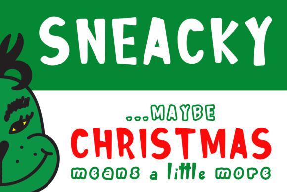 Sneacky Font PNG with transparent background - Preview 1