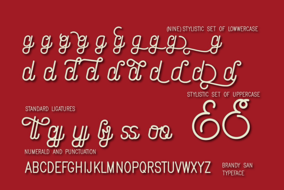 Brandy Font - Preview 3