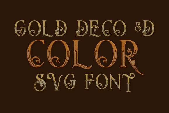 10 Color Font Font - Preview 5