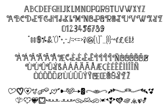 A Valentine Story Font - Preview 4