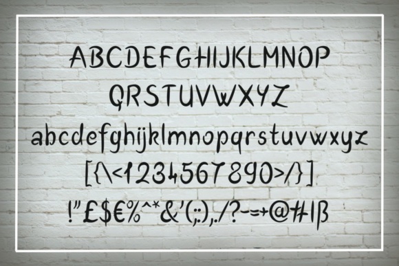 Adetar Stencil Font - Preview 2