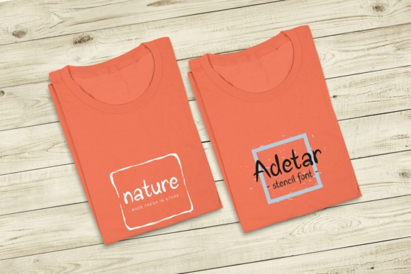 Adetar Stencil Font - Preview 4