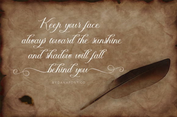 Angie's Dean Font - Preview 3