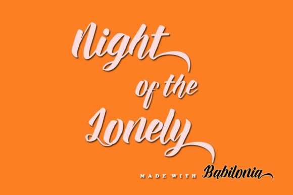 Babilonia Font - Preview 1