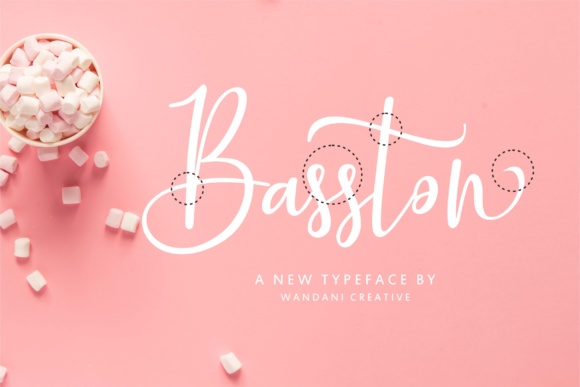 Basston Script Font - Preview 3