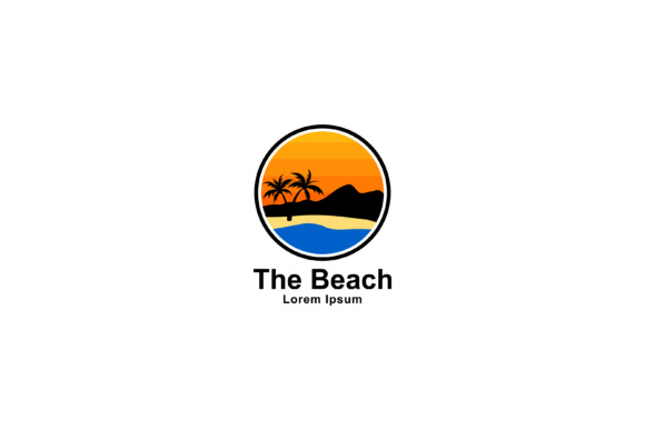 Beach and Island Logo Design