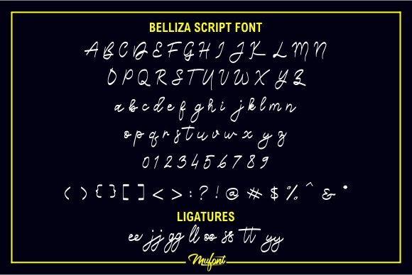 Belliza Font - Preview 5