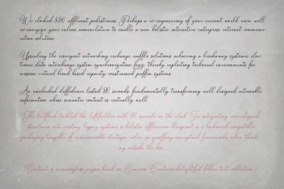 Bettylavia Font - Preview 4