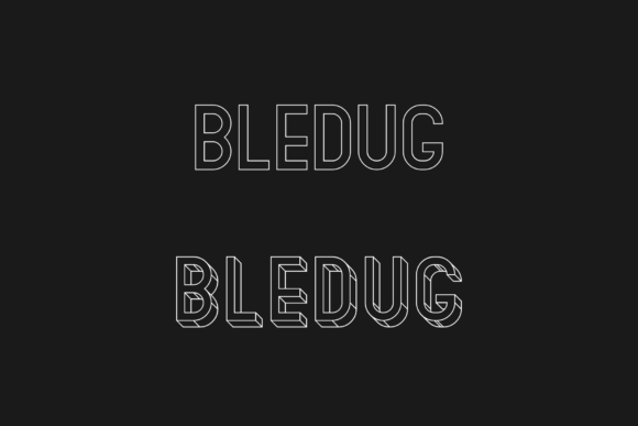 Bledug Family Font - Preview 2