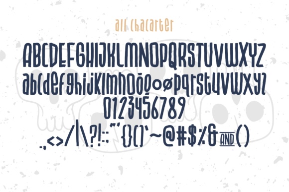 Blue Captain Font - Preview 1