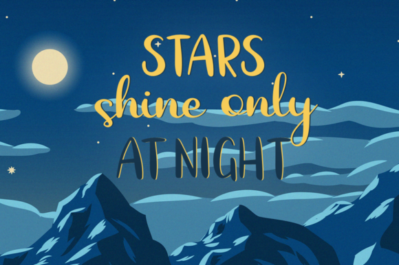 Blue Moon Font - Preview 2